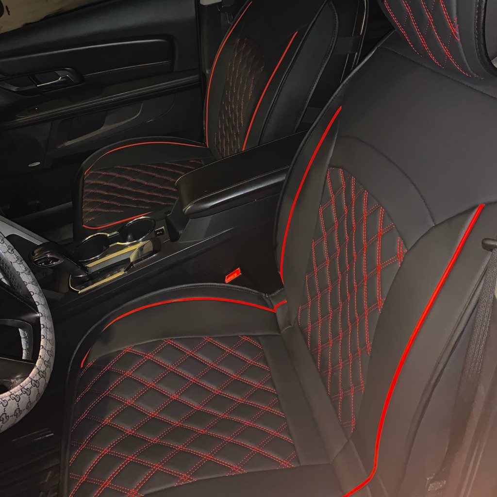 100 Leather Seat Covers Front  Back GenderNeutral